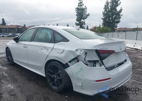 2025 Honda Civic Sport z USA, uszkodzony, nr VIN 2HGFE2F50SH563334